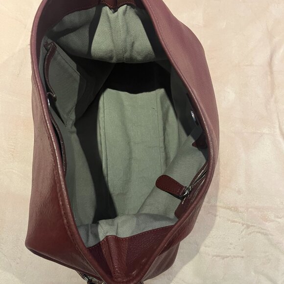 Louis Quatorze leather messenger bag - Picture 4 of 5